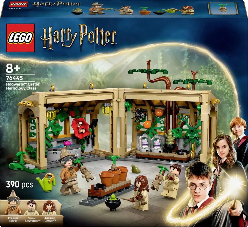 Harry Potter™ 76445 Castillo de Hogwarts: Clase de Herbología
