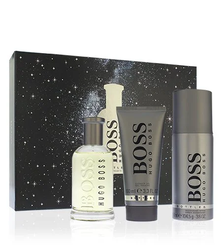 Boss Bottled estuche de regalo Eau de Toilette para hombre 100 ml + gel de ducha 100 ml + desodorante