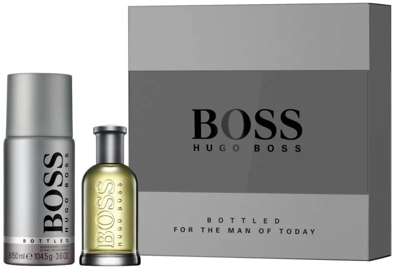Boss Bottled set de regalo 50 ml + desodorante eau de toilette para hombre