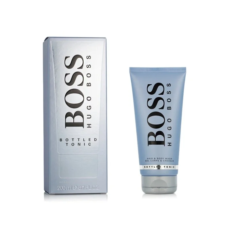 Boss Bottled Tonic gel de ducha para cuerpo y cabello para hombre 200 ml