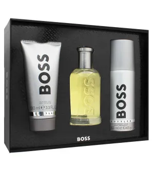Hugo Boss Boss Bottled set de regalo para hombres eau de toilette 100 ml + gel de ducha 100 ml + desodorante en spray 150 ml
