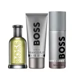 Boss Bottled set de regalo para hombres eau de toilette 100 ml + gel de ducha 100 ml + desodorante en spray 150 ml 100 ml + sprchový gel 100 ml + deosprej 150 ml