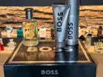 Boss Bottled set de regalo para hombres eau de toilette 100 ml + gel de ducha 100 ml + desodorante en spray 150 ml 100 ml + sprchový gel 100 ml + deosprej 150 ml