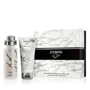 Iceberg Twice Platinum agua de tocador 125 ml + loción corporal para mujer