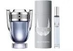Invictus Eau de Toilette para hombre 100 ml + EDT mini 10 ml + desodorante en spray 150 ml