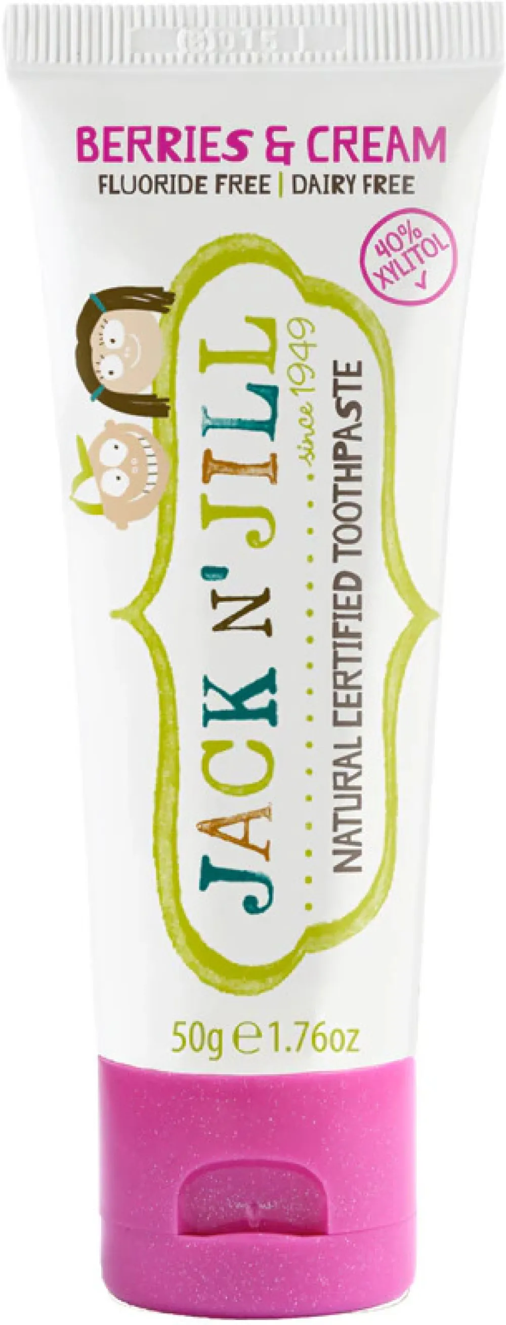 Jack n Jill Pasta dentífrica infantil - Batido (50 g) - sin flúor, con extracto de caléndula bio