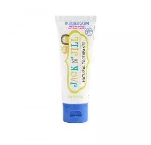 Jack n Jill Pasta de dientes para niños - goma de mascar BIO (50 g) - sin flúor, con extracto de caléndula orgánica