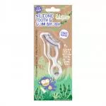 Jack n Jill Cepillo infantil de silicona para dientes y encías (1 pieza) - para niños de 2 a 5 años
