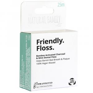 NFco. Friendly Floss (25 m) - con menta y carbón activado