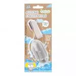Jack n Jill Cepillo de dientes de silicona cepillo de dientes de dedo para bebés (2pcs) caso - para niños de 6 a 12 meses