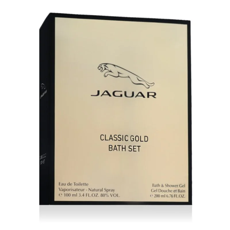 Jaguar Classic Gold Eau de Toilette para hombre 100 ml + gel de ducha 200 ml