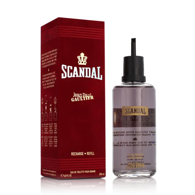 Scandal Pour Homme recarga de Eau de Toilette para hombre 200 ml