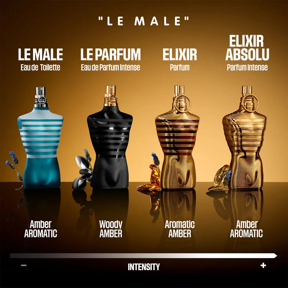 Le Male Elixir perfume para hombres 125 ml