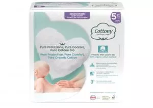 Cottony Pañales desechables de algodón ecológico 11-25 kg