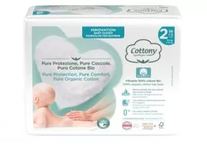 Cottony Pañales desechables de algodón ecológico 3-6 kg