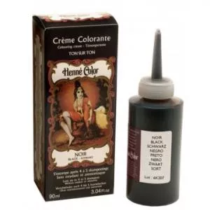 Henné Color Aderezo de crema fina 90ml Negro