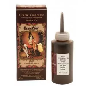 Henné Color Aderezo de crema suave 90ml Marrón