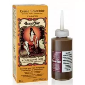 Henné Color Aderezo de crema fina 90ml Gold Copper