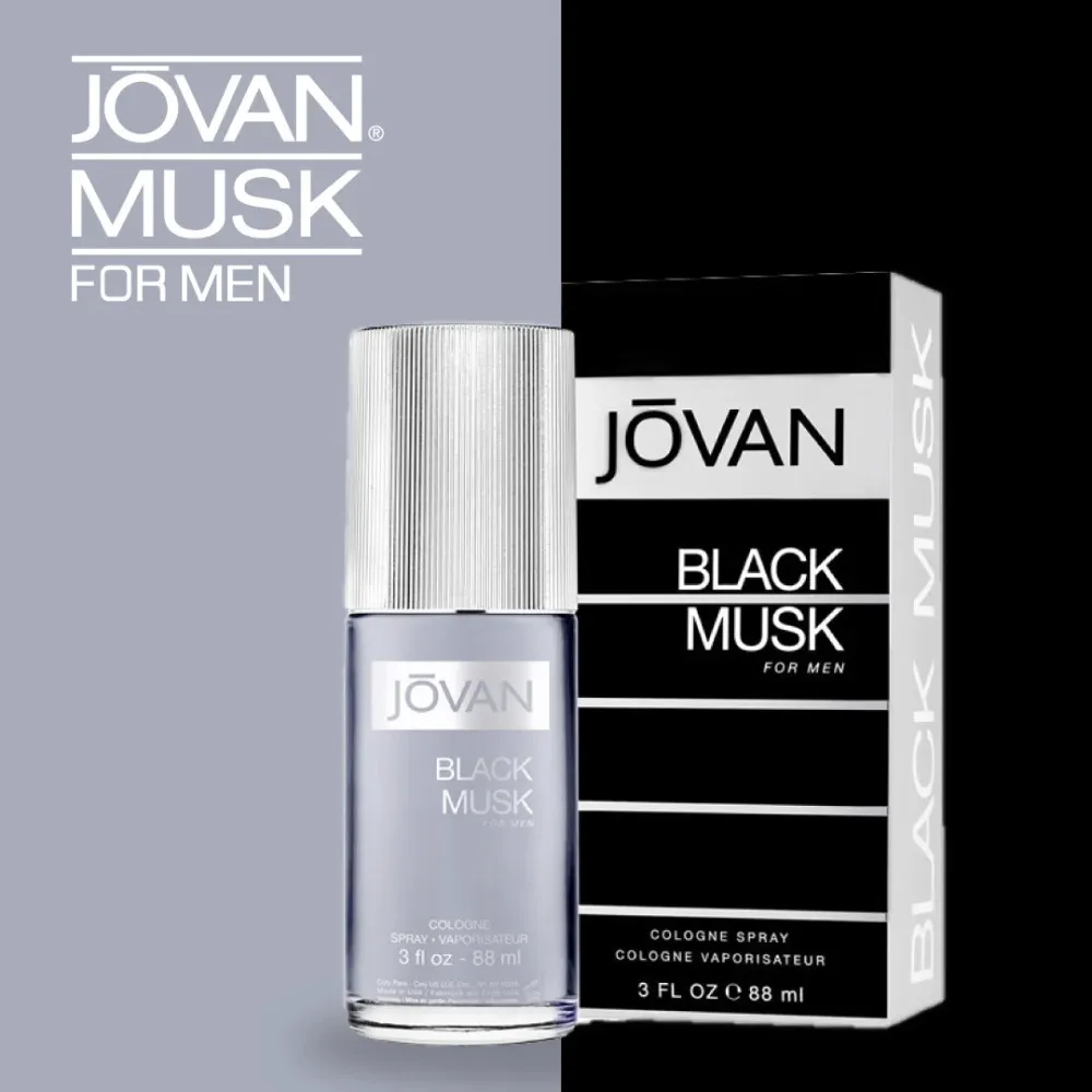 Musk Black agua de colonia para hombre 88 ml