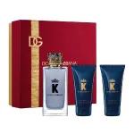 K by Dolce & Gabbana estuche Eau de Toilette 100 ml para hombre + bálsamo after shave 50 ml + gel de ducha