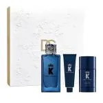 K pour Homme agua de perfume para hombre 100 ml + desodorante en barra 75 g + gel de ducha 50 ml