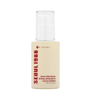 K-SECRET SEOUL 1988 Serum Retinal Liposome 2% + Black Ginseng sérum reafirmante con retinal liposomal