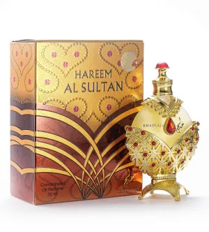 Khadlaj Hareem Al Sultan Gold aceite perfumado para mujeres 35 ml