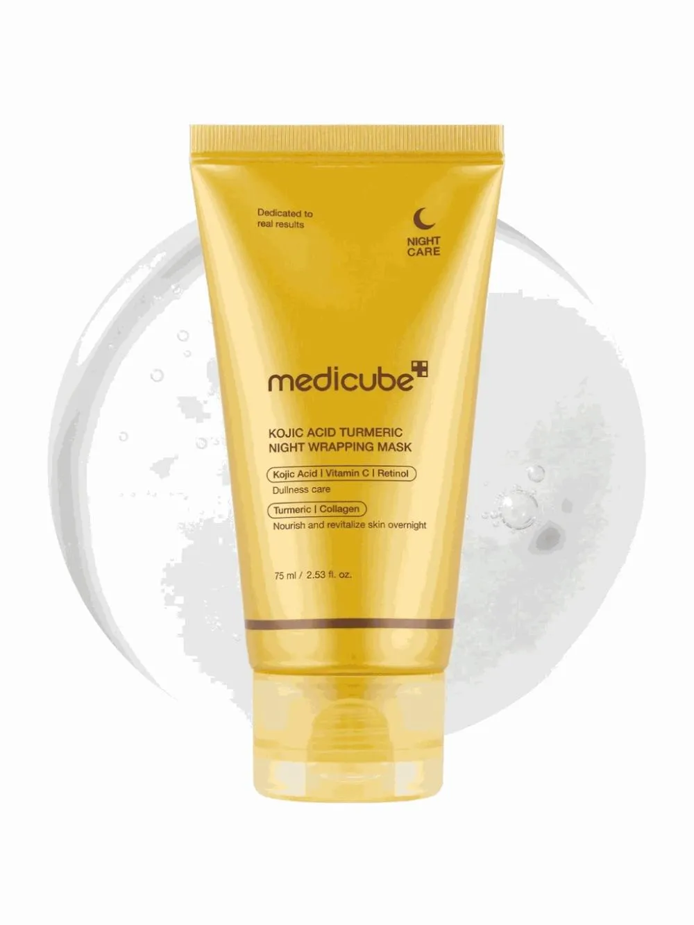 Mascarilla nocturna envolvente con ácido kójico y cúrcuma 75 ml