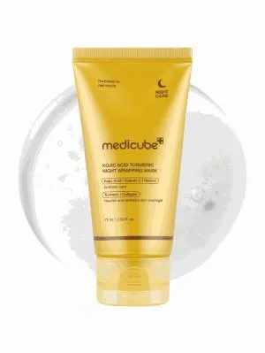 Medicube Mascarilla nocturna envolvente con ácido kójico y cúrcuma