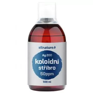Allnature Plata coloidal Ag200 - 50 ppm 500 ml