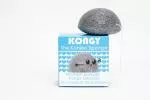 Kongy Esponja de coñac - carbón de bambú - para pieles grasas y con tendencia al acné