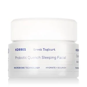 Korres Mascarilla facial nocturna nutritiva con yogur griego probiótico