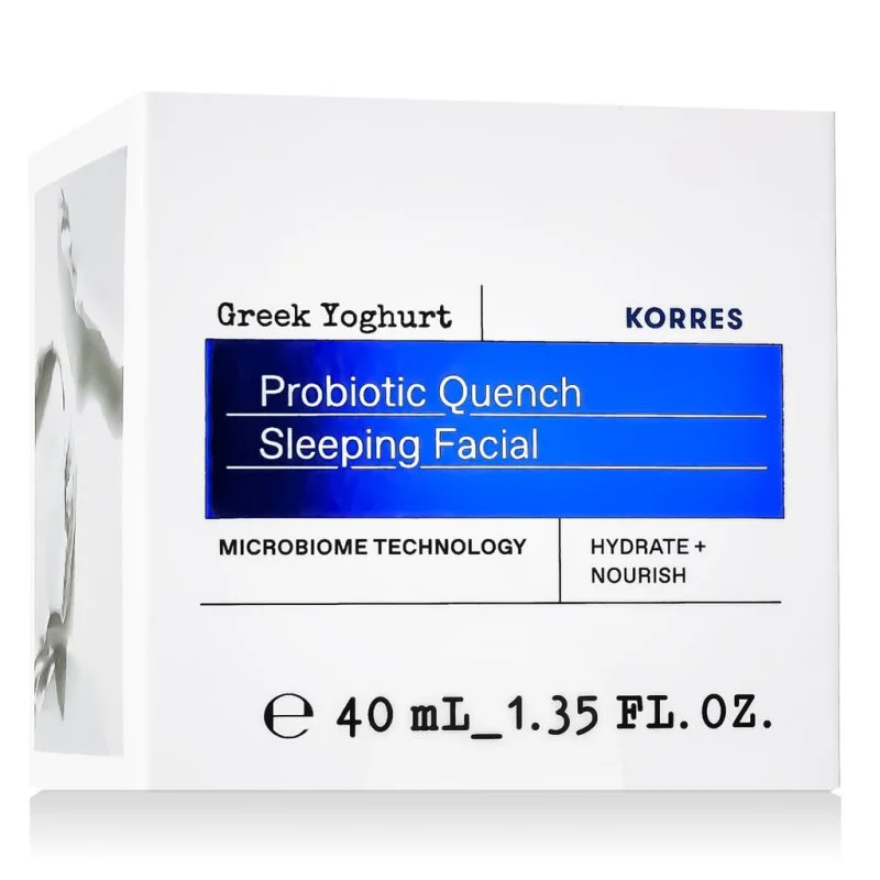 Mascarilla facial nocturna nutritiva con yogur griego probiótico 40 ml