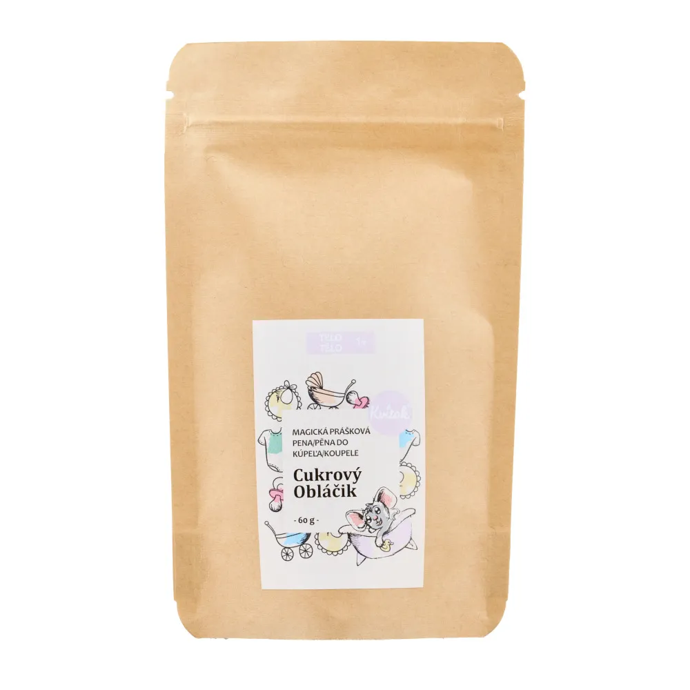Kvitok Espuma de Baño Mágica en Polvo - Escamas de Azúcar 60 ml