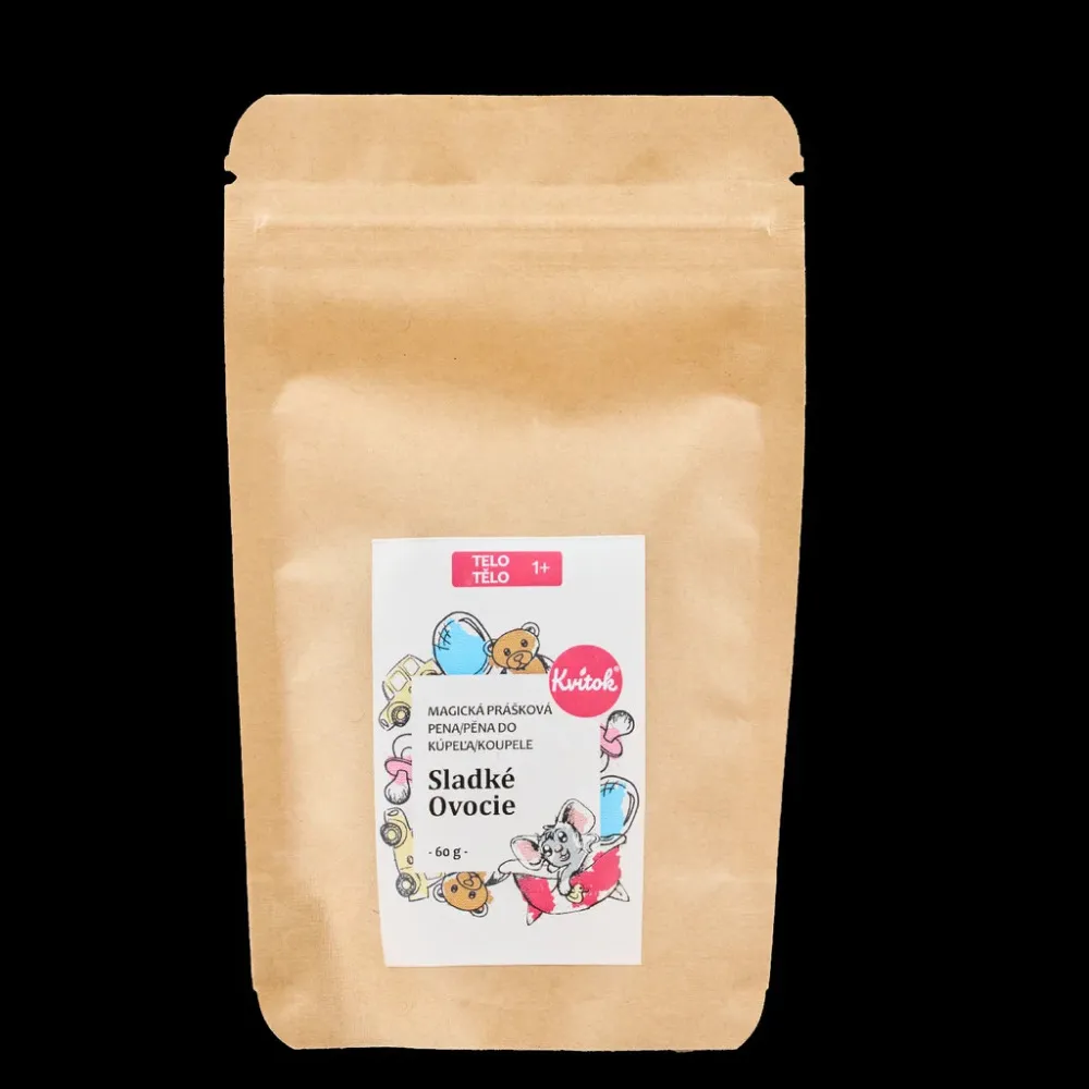 Kvitok Espuma de baño mágica en polvo - fruta dulce 300 ml