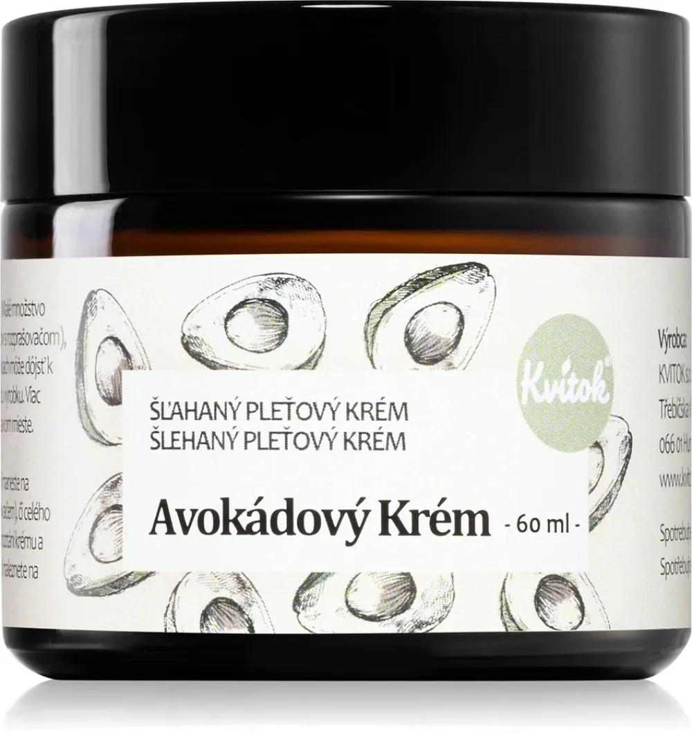 Kvitok Crema de aguacate para pieles grasas y problemáticas (60 ml) - nueva fórmula