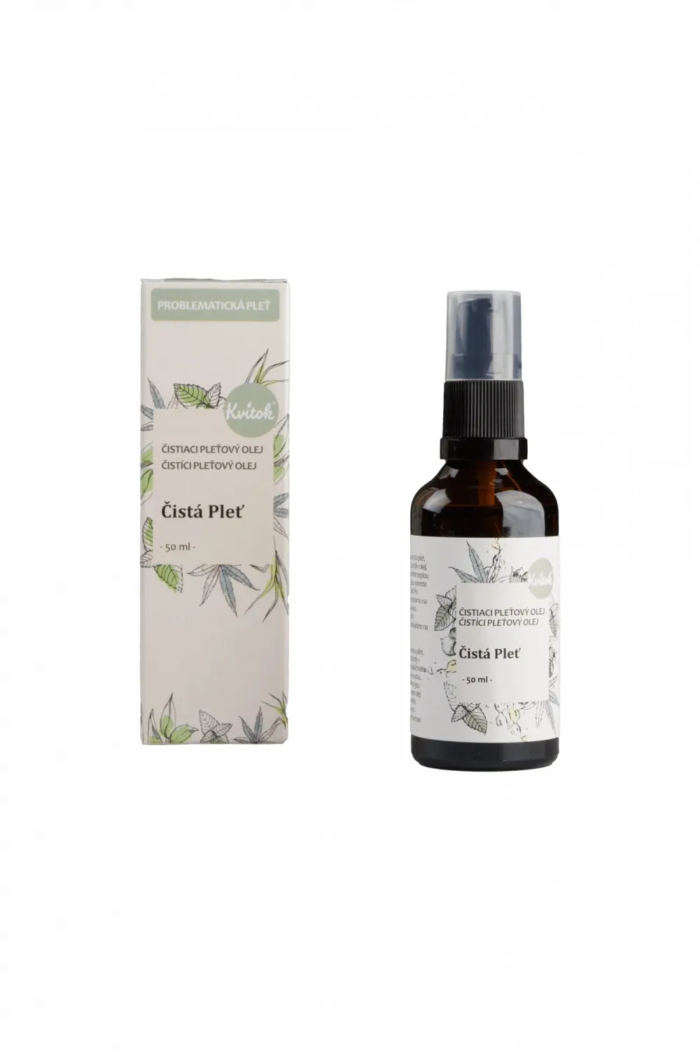 Kvitok Aceite limpiador para pieles problemáticas (50 ml) - no deja una película grasa