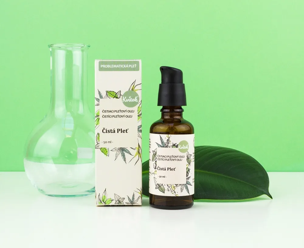 Kvitok Aceite limpiador para pieles problemáticas (50 ml) - no deja una película grasa