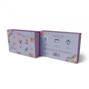 Kvitok Pack de regalo afrutado (3 unidades) - roll-on, desodorante y crema corporal