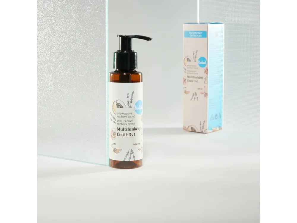 Kvitok Limpiador multifuncional 3 en 1 en dos pasos (100 ml): desmaquilla, limpia y tonifica