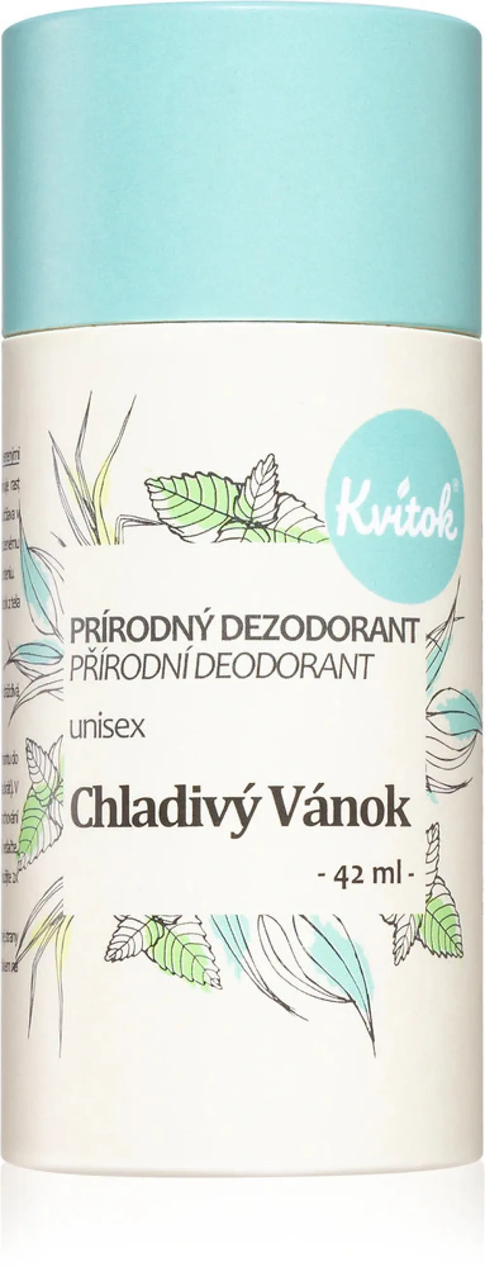 Kvitok Desodorante en crema Cool Breeze (30 ml) - apto para mujeres y hombres