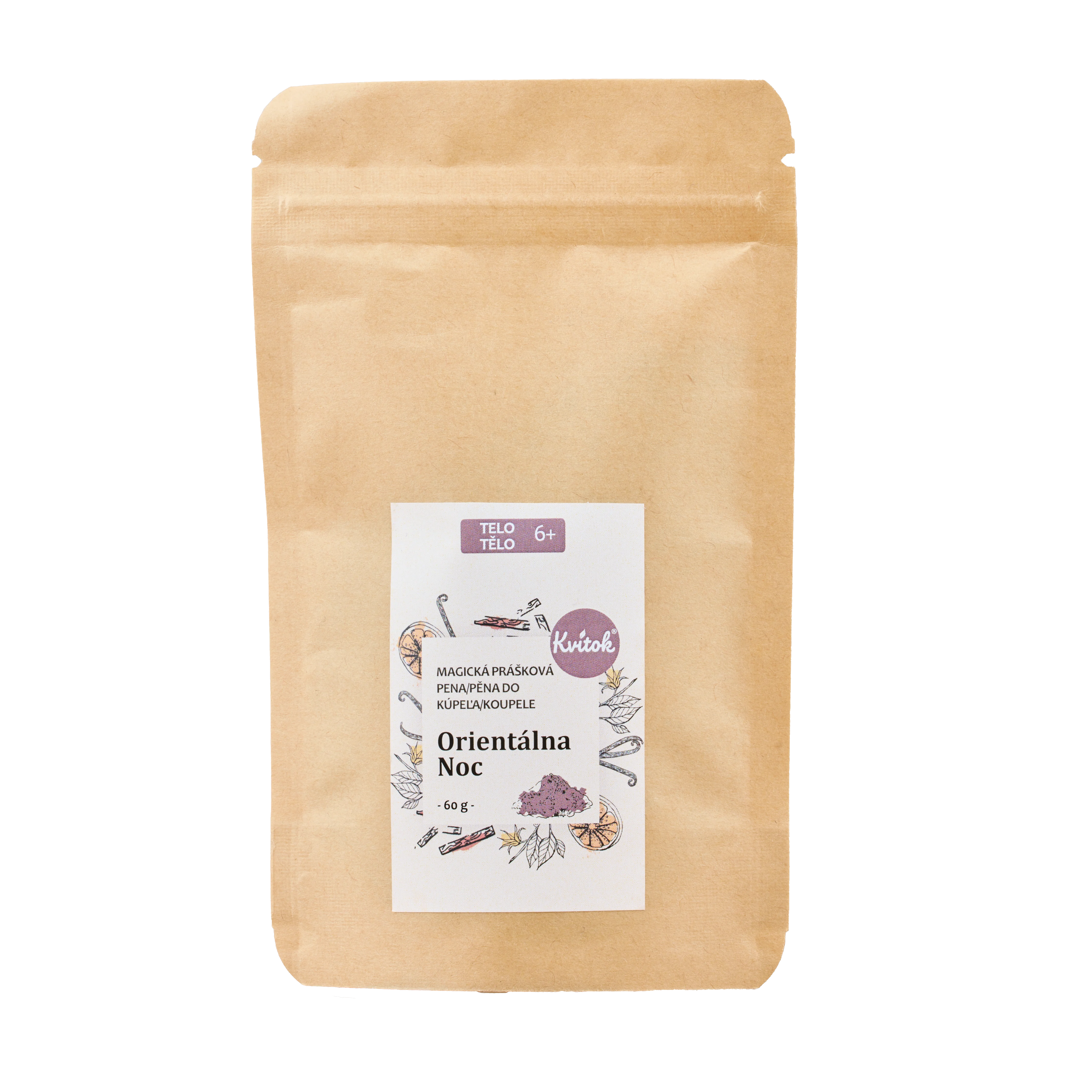 Kvitok Espuma de baño mágica Noche oriental 60 g - hace mucha espuma