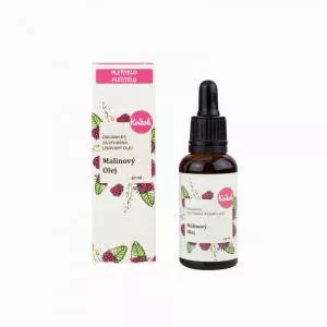 Kvitok Aceite facial de frambuesa sin refinar BIO (30 ml) - con ligero aroma a frambuesa