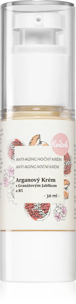 Kvitok Crema de noche de argán para pieles maduras 30 (30 ml) - retrasa el envejecimiento de la piel