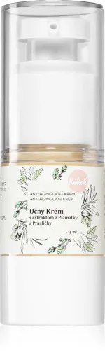 Kvitok Crema de ojos - diaria (15 ml) - con extractos de alholva y cola de caballo