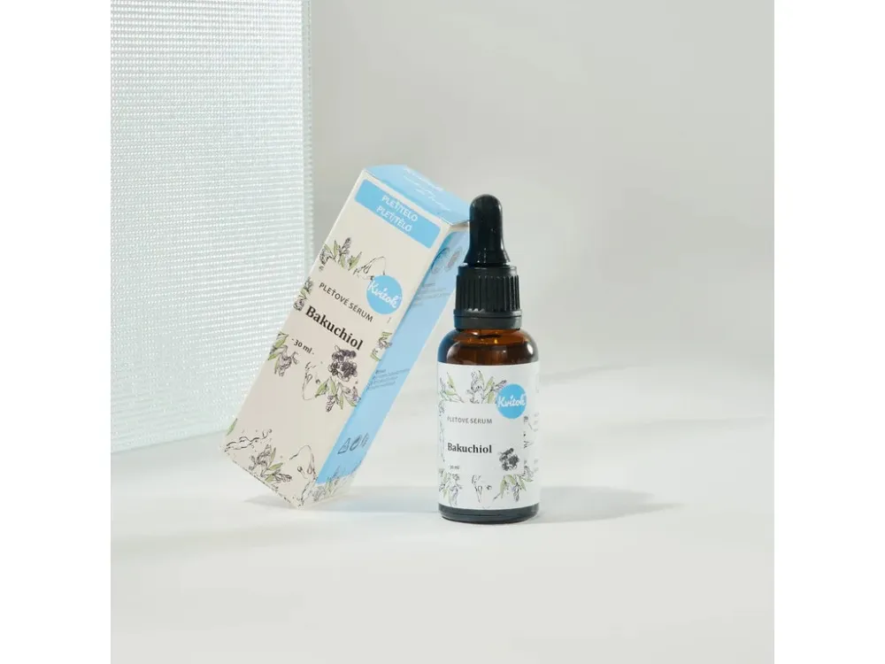 Kvitok Suero facial - Bakuchiol (30 ml) - reduce las líneas de expresión
