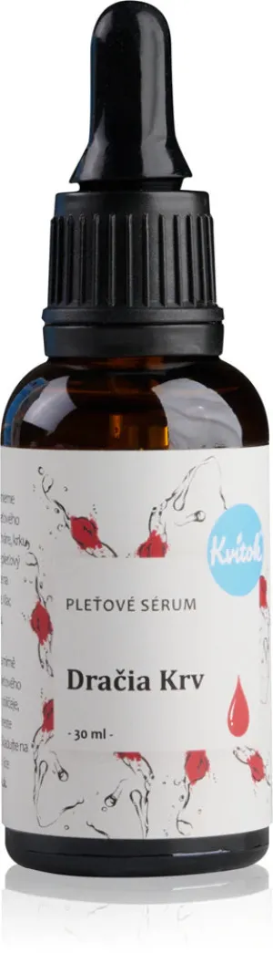 Kvitok Suero facial - Sangre de dragón (10 ml) - acción curativa y antienvejecimiento