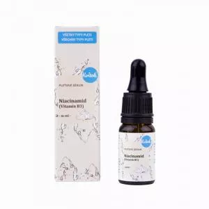 Kvitok Suero facial - Niacinamida (vitamina B3) (10 ml) - para pieles propensas al acné, sensibles y maduras