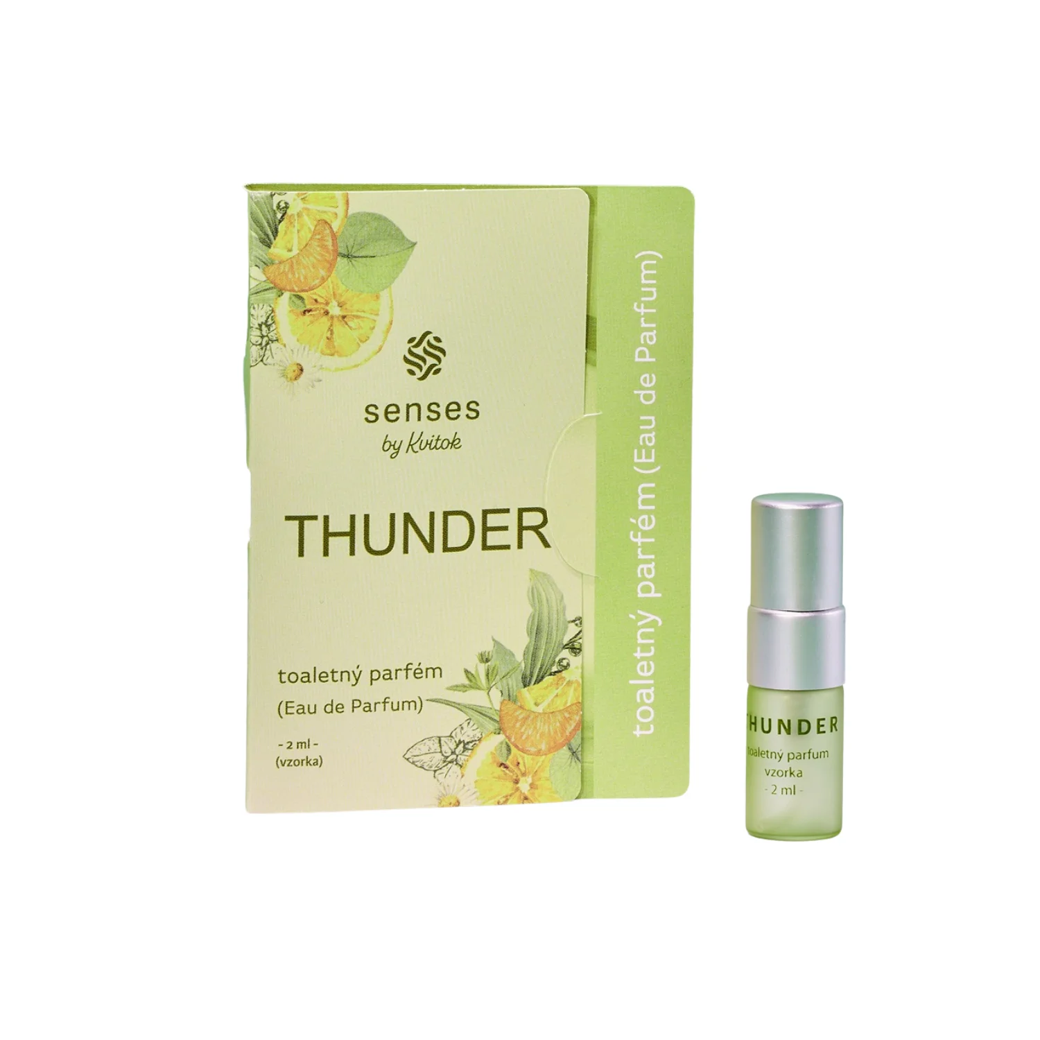 Kvitok Senses Eau de Toilette Thunder - muestra (2 ml) - fragancia fresca y especiada