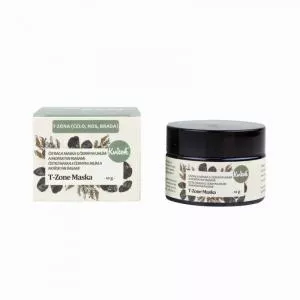 Kvitok Mascarilla exfoliante para la zona T (10 g) - con carbón negro y algas marinas